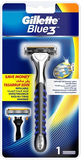 Picture of XGillette Blue3 1up Shaving Razor