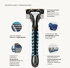 Picture of XGillette Blue3 1up Shaving Razor