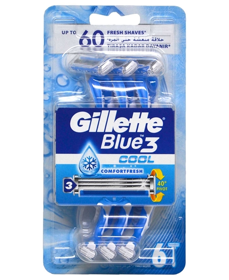 gillette, blue3, tıraş bıçağı, gillette tıraş bıçağı, gillette blue3 cool, gillette blue3 comfort, blue 3, gillette blue 3, jilet