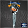 Picture of XGillette Fusion Proglide Flexball 1up Shaving Razor + 2's Refill & Fusion Moisturizer Shaving Gel 75 ml Gift