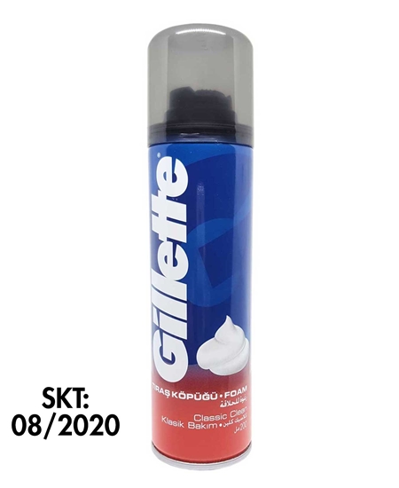Picture of Gillette Smooth Shaving Foam 200 ml Expiration Date -  August 2020