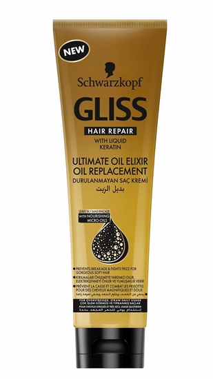 gliss, gliss saç kremi, saç kremi, kırık saçlar için saç kremi, durulanmayan saç kremi, gliss ultimate oil elixir, gılis, glis