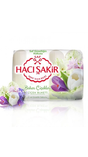 Picture of Hacı Şakir Sabun 70 gr Bahar Çiçekleri Çiçek Buketi