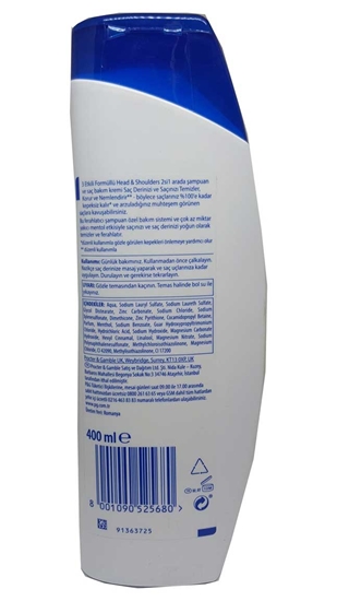 Picture of P-Head&Shoulders 2in1 Menthol Freshness Shampoo 400 ml