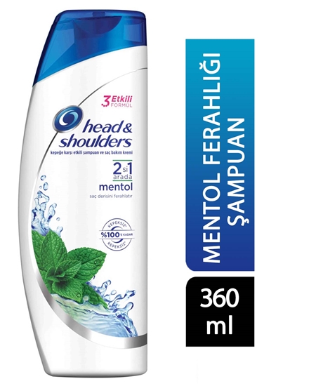 Picture of Head & Shoulders Shampoo 360 ml 2in1 Menthol Freshness