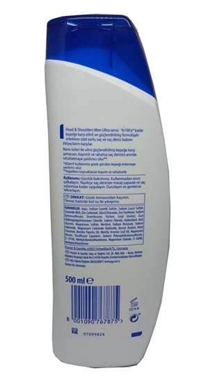 Picture of P-Head&Shoulders Shampoo 500 ml Men Ultra Anında Scalp Relaxed