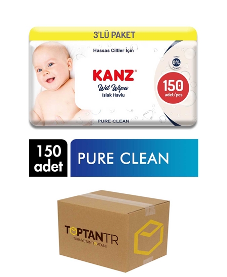 Picture of Kanz Wet Wipes 50s x 3 / Triple Pack