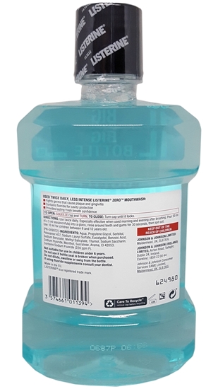 Picture of P-Listerine Zero Ağız Bakım Suyu 1 lt