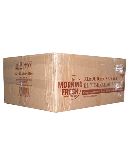 Picture of Morning Fresh Islak Mendil 50'li Paket Alkollü