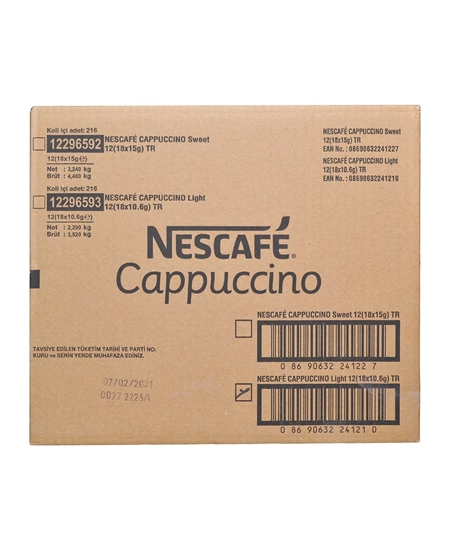 Picture of Nescafe Cappuccino Light 10.6 g X 18's Pack Sugar Free