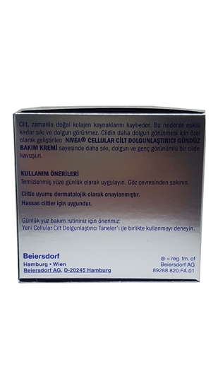 nivea, niveya, nivea krem, güzellik kremi, kırışıklık kremi, kırışıklık giderici krem, gerginleştirici krem, gençleştirici krem, yüz kremi, cilt kremi, gündüz kremi, Nivea Cellular Gündüz Kremi satın al, Nivea Cellular Gündüz Kremi fiyat