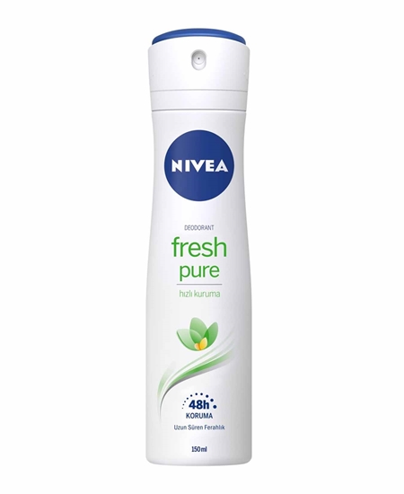 nivea, nivea dedorant, nivea kadın deodorant, kadın deodorant, ter kokusu önleyici, ter önleyici, nivea fresh pure 150 ml satın al, nivea fresh pure 150 ml fiyat