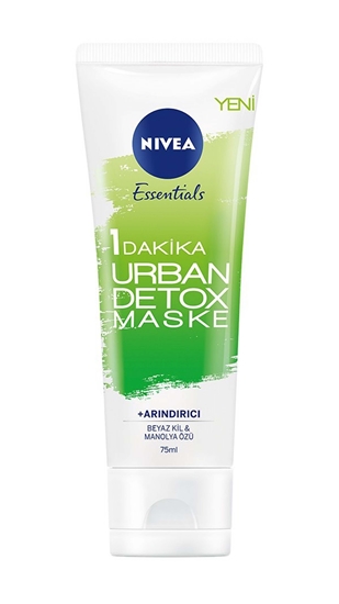 nivea, niveya, yüz maskesi, nivea yüz maskesi, yüz koruma maskesi, gençlik maskesi, kırışık giderici yüz maskesi, detox, detoks, detoks maskesi, nivea essentials urban detox 75 ml satın al, nivea essentials urban detox 75 ml fiyat