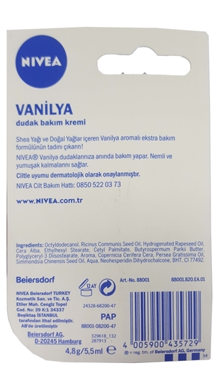 Picture of Nivea Lip Care Cream 5,5 ml Vanilla