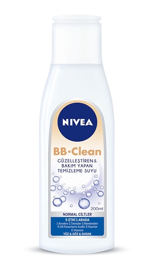 Picture of  Nivea Face Cleansing Water 200 ml BB Clean For Normal Skin