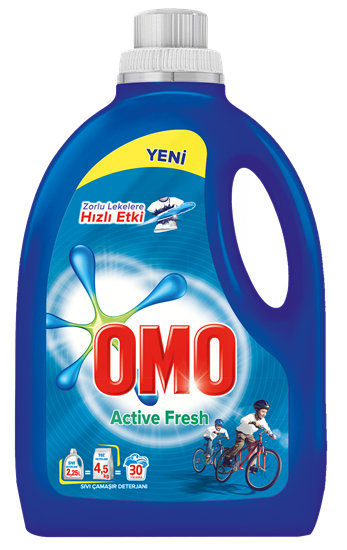 Picture of P-Omo Active Fresh Liquid Laundry Detergent 2.25 Lt