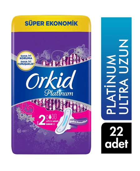 Picture of Orkid Hijyenik Ped Platinum 22'li Uzun