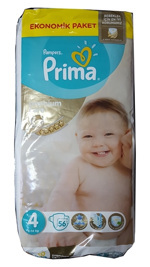 Picture of XPrima Premium Care Maxi 8-14 Kg No:4 56'lı Paket Bebek Bezi