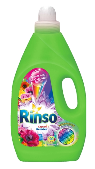 Picture of P-Rinso Capcanlı Renkler Sıvı Çamaşır Deterjanı 3000 Ml