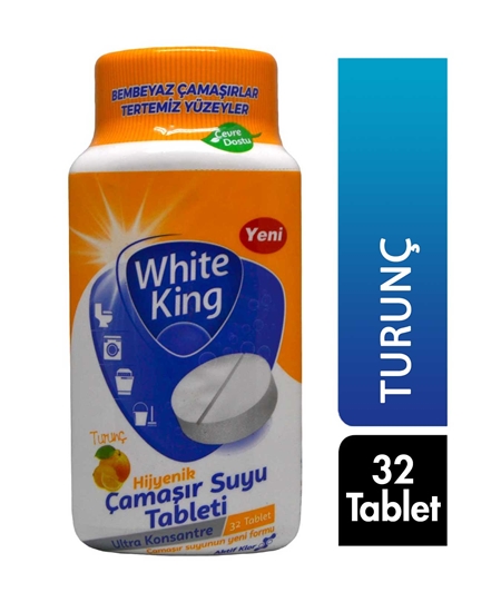 Picture of White King Çamaşır Suyu Tableti Turunç 32 Tablet 160 g