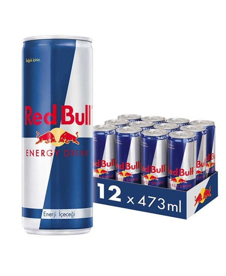 Redbull, red bull, enerji, içeceği, enerji içeceği, mavi kutu, avantajlı paket, kanatlandırır, red bull 473 ml, red bull 12li koli