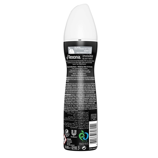 Picture of Rexona Deo 150 ml Women İnvisible Black White