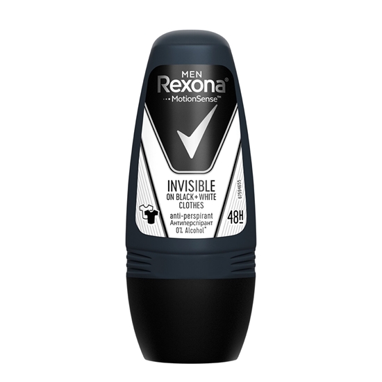 Picture of Rexona Roll On 50 ml Men İnvisible Black White