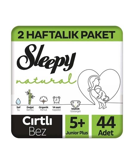 Picture of P-Sleepy Natural Ultra Hassas 5+ Junior Plus Bebek Bezi 44'lü