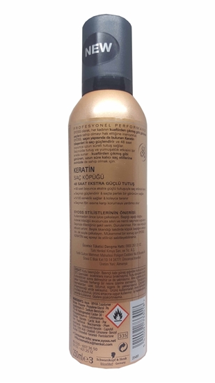 Picture of P-Syoss Keratin Extra Güçlü Tutuş No:4 Saç Bakım Köpüğü 250Ml