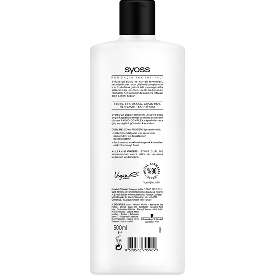 Picture of Syoss Saç Kremi 500 ml Curl Me