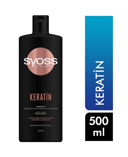 Picture of Syoss Şampuan 500 ml Keratin Güçsüz ve Kolay Kırılan Saçlar İçin