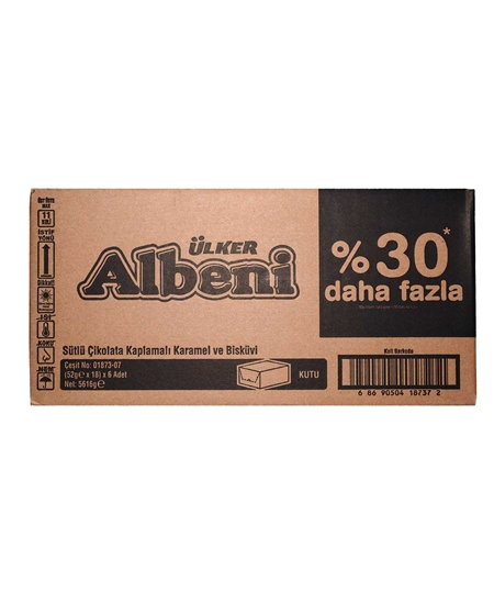 Picture of ÜLKER ALBENİ BÜYÜK BOY 52 GR 18 Lİ