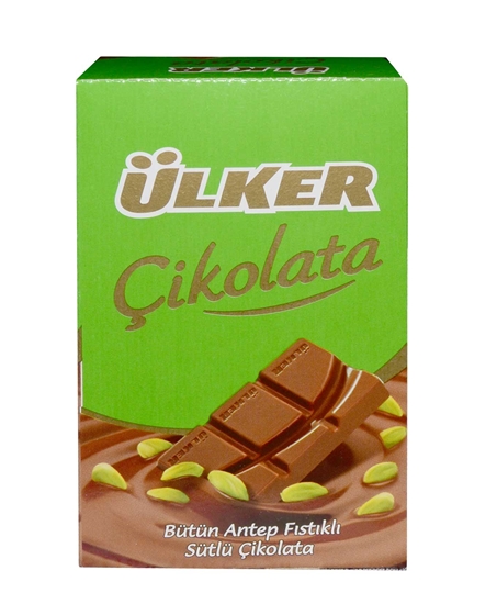 Picture of ÜLKER BATON ÇİKOLATA ANTEP FISTIKLI 30GR 12 Lİ