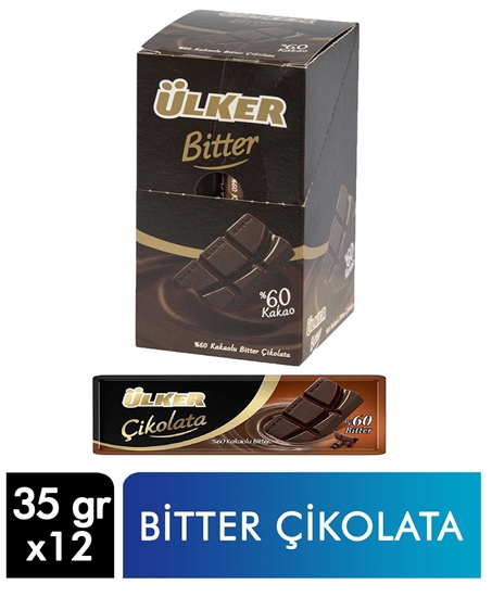 Picture of ÜLKER BATON ÇİKOLATA BİTTER 30GR 12 Lİ