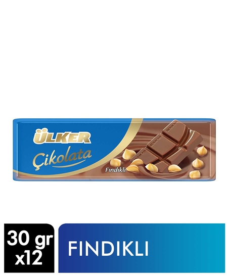 Picture of ÜLKER BATON ÇİKOLATA FINDIKLI 30GR 12 Lİ