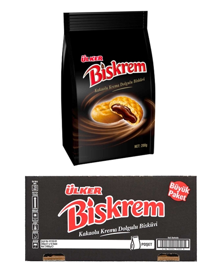 Picture of ÜLKER BİSKREM POŞET 200 gr 12li