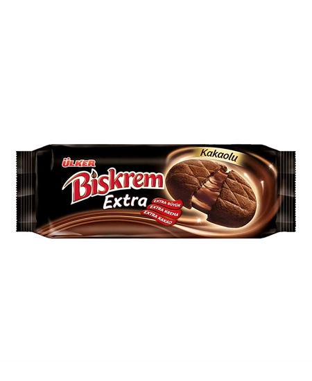 Picture of Ülker Biskrem Extra Bisküvi 184 gr Kakaolu Kremalı