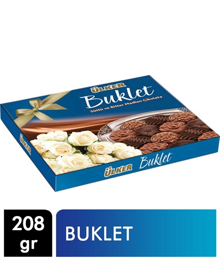 Picture of Ülker Buklet Sütlü ve Bitter Madlen Çikolata 6 lı