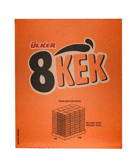 Picture of ÜLKER DANKEK 8 KEK ÇİKOLATALI ÇİLEKLİ 55GR 24 LÜ