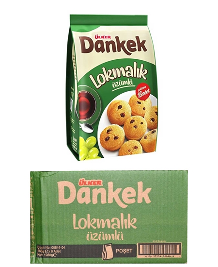 Picture of ÜLKER DANKEK LOKMALIK ÜZÜMLÜ 160 gr 8 li