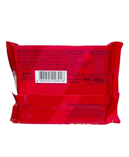 Picture of ÜLKER DİDO KARE ÇİKOLATALI GOFRET 50GR 12 Lİ