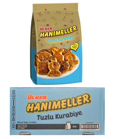 Picture of ÜLKER HANIMELLER TUZLU KARMA 150 gr 12li