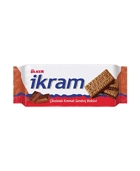 Picture of ÜLKER İKRAM KREMALI BİSKÜVİ ÇİKOLATALI 3X84GR 12 Lİ