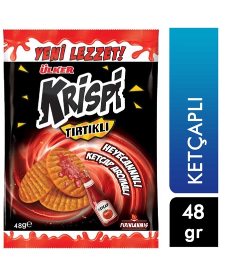 Picture of ÜLKER KRİSPİ TIRTIKLI KRAKER KETÇAP 48GR 20 Lİ