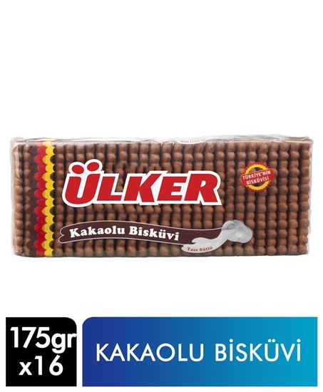 Picture of ÜLKER PÖTİBÖR BİSKÜVİ KAKAOLU 175 GR 16 LI