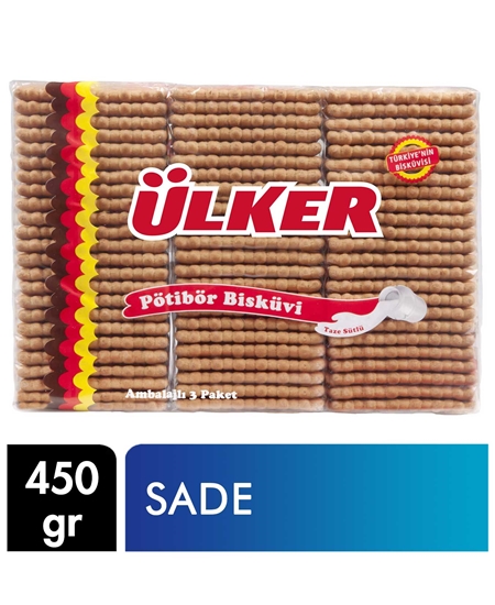 Picture of Ülker Pötibör Biscuits 450 g X 10 Pieces Box