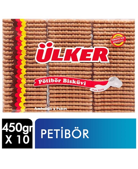 Picture of ÜLKER PÖTİBÖR BİSKÜVİ 450GR 10 LU