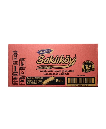 Picture of Ülker Saklıköy Frambuazlı 100 Gr 18 Lİ