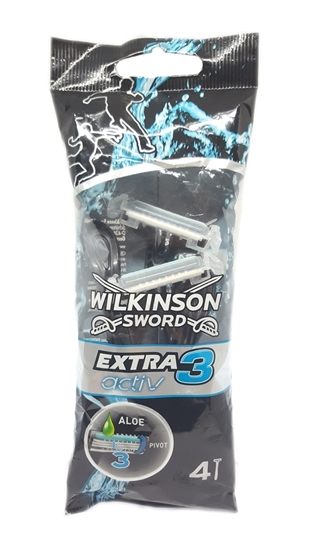 Picture of Wilkinson Sword Extra3 Activ Disposable Razor 4's