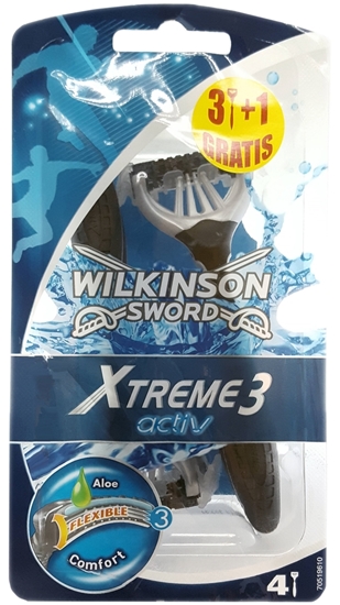 Picture of P-Wilkinson Sword Xtreme3 Activ Tıraş Bıçağı 3+1'li